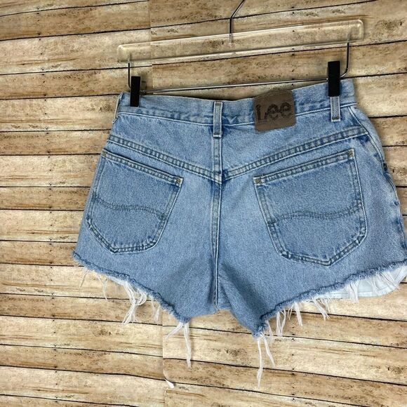 90s light cut off Lee shorts sz 31 - Picture 2 of 4